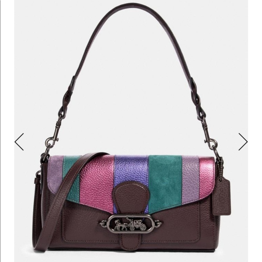 COACH Jade Shoulder Bag with Piecing